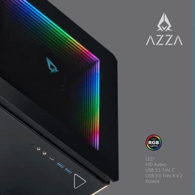 Azza Regis kubus Zwart, Goud, Grijs Azza Regis kubus Zwart, Goud, Grijs