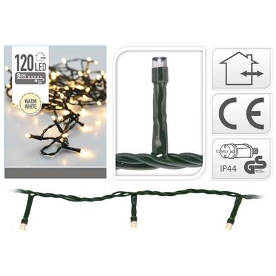 S.I.A. Kerstverlichting 9M 120 LED Lampjes IP44 S.I.A. Kerstverlichting 9M 120 LED Lampjes IP44
