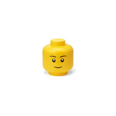 LEGO - Opbergdoos LEGO-hoofd Boy, Geel - Polypropyleen - LEGO