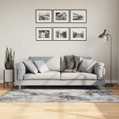 VidaXL Vloerkleed wasbaar anti-slip 120x180 cm meerkleurig