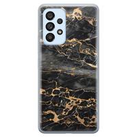 Samsung Galaxy A33 siliconen hoesje - Marmer grijs brons - thumbnail