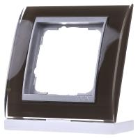 Gira Event Clear Bruin / Aluminum 1-voudig