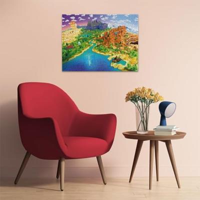 Ravensburger legpuzzel world of minecraft, 1500st.