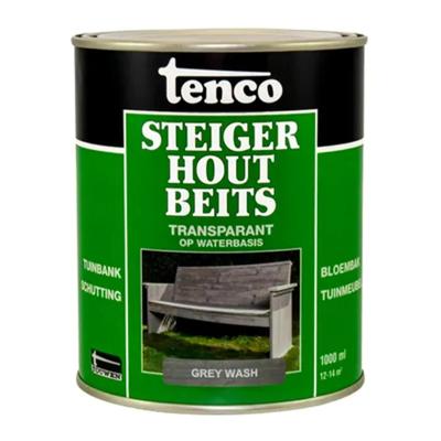 Steigerhoutbeits grey wash 1l verf/beits Tenco - Tenco Steigerhoutbeits grey wash 1l verf/beits Tenco - Tenco