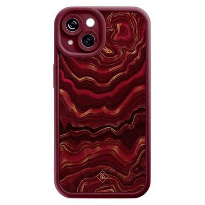 iPhone 15 rode case - Agate rood