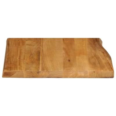 Tafelblad met natuurlijke rand 60x60x2,5 cm massief mangohout Tafelblad met natuurlijke rand 60x60x2,5 cm massief mangohout