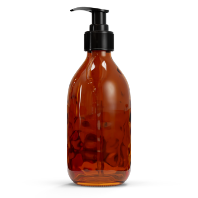 Glazen fles - Bruin (incl. varierende doppen)