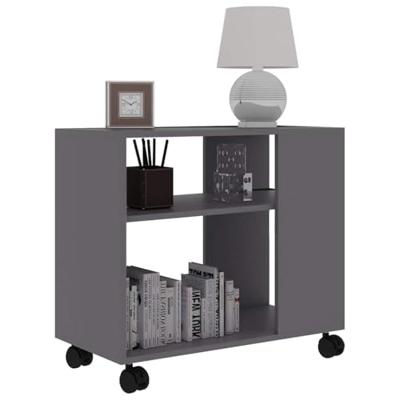 Bijzettafel 70x35x55 cm spaanplaat grijs Bijzettafel 70x35x55 cm spaanplaat grijs