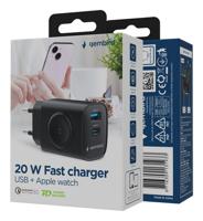 USB-C Combo snellader, 20W - thumbnail
