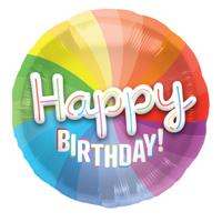 Folat BV 3d folieballon 'happy birthday', 56cm - thumbnail