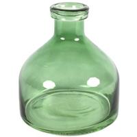 Countryfield Bloemenvaas Low Bottle - groen - glas - H20 cmA - thumbnail