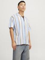 J&j Premium Jprblapalma Resort Shirt S/s Sn 12252948 Overhemd Palace Blue Relaxed Fit - thumbnail