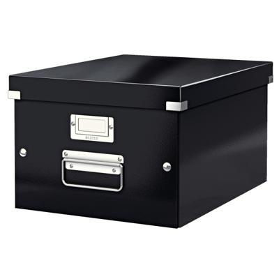 Leitz Opbergdoos 6044 Click & Store Zwart (b x h x d) 281 x 200 x 370 mm 1 stuk(s) Leitz Opbergdoos 6044 Click & Store Zwart (b x h x d) 281 x 200 x 370 mm 1 stuk(s)