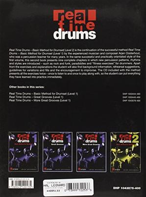 De Haske Real Time Drums 2 Basic Method for Drumset - Engels