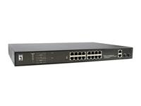 LevelOne GEP-2021 netwerk-switch Unmanaged Gigabit Ethernet (10/100/1000) Power over Ethernet (PoE) - thumbnail