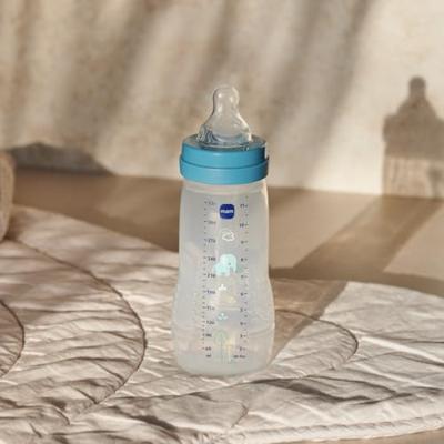 Babyfles - MAM BABY - Easy Active - +6 maanden - 330 ml - X flow speen - Oceaan