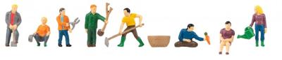 Faller 151604 H0 In de tuin figuren Geverfd, Staand, Zittend