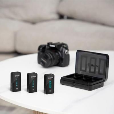 Boya Wireless Microphone 2.4 Ghz 2 transmitter 1 receiver