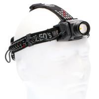 LED&apos;s Work Hoofdlamp op batterijen - Met zoomfunctie - Dimbaar - IP44 waterdicht - 400 Lumen - thumbnail