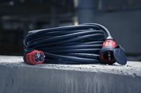 Brennenstuhl Professional verlengsnoer | VN 2200 | IP44 | 25m | zwart | H07RN-F 3G2,5 - 9162250110 - thumbnail