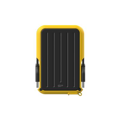 Silicon Power sp010tbphd66ss3y armor a66 portable hdd, 1 tb, usb3.2 gen 1, yellow, certificate