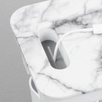 Hama Kabelbox Marmerdesign Maxi Kabelgeleiding In Het Deksel 40,0 X 15,6 X 13,5 Cm - thumbnail