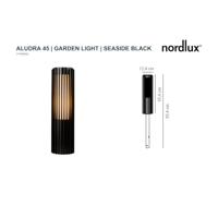 Nordlux Buitenlamp Aludra seaside paal H 45 cm zwart - thumbnail
