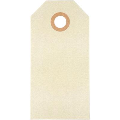 Creativ Company Manilla-labels, afm 4x8 cm, 250 gr, crème, 1000 stuk/ 1 doos