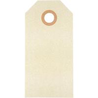 Creativ Company Manilla-labels, afm 4x8 cm, 250 gr, crème, 1000 stuk/ 1 doos - thumbnail