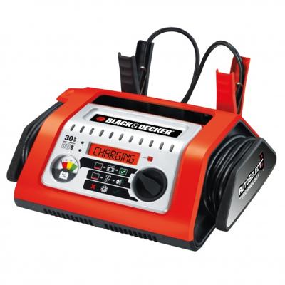 Black & Decker acculader 12 Volt 30 Ampère 20 540 Ah zwart Black & Decker acculader 12 Volt 30 Ampère 20 540 Ah zwart