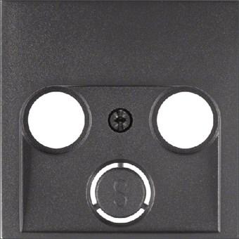 Berker B1/B3 Centraalplaat voor cai aansluiting antraciet 12031606