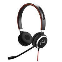 Jabra Evolve 40 MS Stereo Headset Bedraad Hoofdband Kantoor/callcenter Zwart - thumbnail