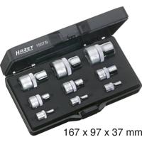 HAZET Gereedschapset 1557/9 | 1/4 inch (6,3 mm) vierkant hol, 3/8 inch (10 mm) vierkant hol, 1/2 inch (12,5 mm) vierkant hol | Buiten-TORX®-profiel | - thumbnail