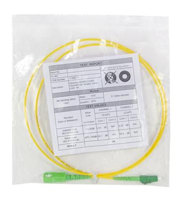 LogiLink FPSLS10 Glasvezel Optische vezel Aansluitkabel 10 m Geel [1x SC APC-stekker - 1x LC APC-stekker] 9/125 µ Singlemode