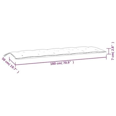 VidaXL Tuinbankkussens 2 st oxford stof ruitpatroon zwart