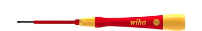 Wiha 42378 Elektronica, VDE, Elektronica en fijnmechanica Kruiskop schroevendraaier PH 0 Koplengte: 65 mm