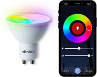 IDINIO Smart LED Spot GU10 - White & Color - Dimbaar - Bedienbaar met App - thumbnail