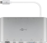 goobay USB-C Aluminium Multiport Adapter kaartlezer - thumbnail
