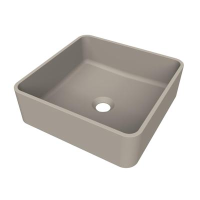 Arcqua Case Opbouw Waskom Vierkant 37x37 Mat Klei Arcqua