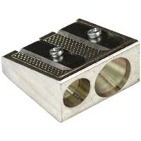 Puntenslijper Aristo metaal dubbel kegelvorm - thumbnail