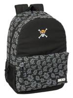 Schoolrugzak One Piece Pirates Zwart 30 x 46 x 14 cm - thumbnail