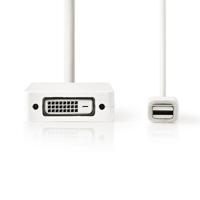 Nedis CCGP37460WT02 Mini-displayport Multi-adapterkabel Mini-displayport Male - Displayport Female + Dvi-d 24+1-pins Female + Hdmi-uitgang 0,2 M Wit - thumbnail