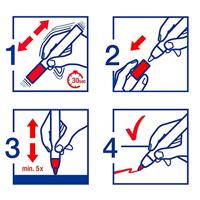 Quantore Viltstift edding lakmarker wit en zwart - thumbnail