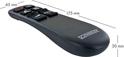 Schwaiger UFB1000 533 Universeel Afstandsbediening Zwart