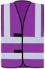 Korntex KX140 Hi-Vis Safety Vest With 4 Reflective Stripes Hannover - Violett - 3XL