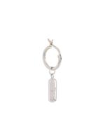 True Rocks pill hoop earring - SILVER - thumbnail