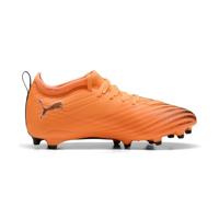 PUMA Ultra 6 Match Gras / Kunstgras Voetbalschoenen (MG) Kids Oranje Zwart Zilver - thumbnail