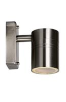 Lucide ARNE-LED - Wandspot / Wandlamp Binnen/Buiten - Ø 6,3 cm - LED - GU10 - 1x5W 2700K - IP44 - Mat chroom - thumbnail