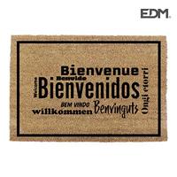 Deurmat EDM 74773 Bruin Zwart Intense licht Kastanjebruin 2/8-negro azulado 60 x 40 cm Rechthoekig - thumbnail