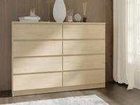 Commode MAJDA 8 lades sonoma - thumbnail